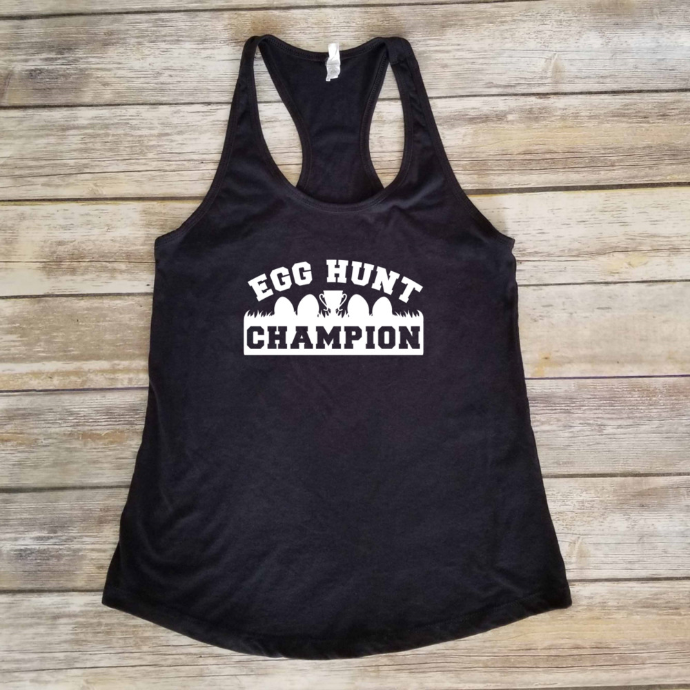Egg Hunt Champion - Ladies fitted tank top